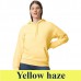 GISF500 SOFTSTYLE MIDWEIGHT FLEECE ADULT HOODIE kapucnis pulóver yellow haze